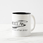 2 Couleurs Tasse de café de gorille (Devant droit)