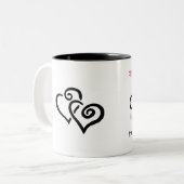 2 Couleurs Tasse de café de gratitude (Devant gauche)