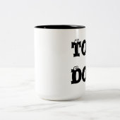 2 Couleurs Tasse de café de griffe supérieure (Centre)