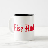 2 Couleurs Tasse de café de hausse et de morcellement (Devant gauche)