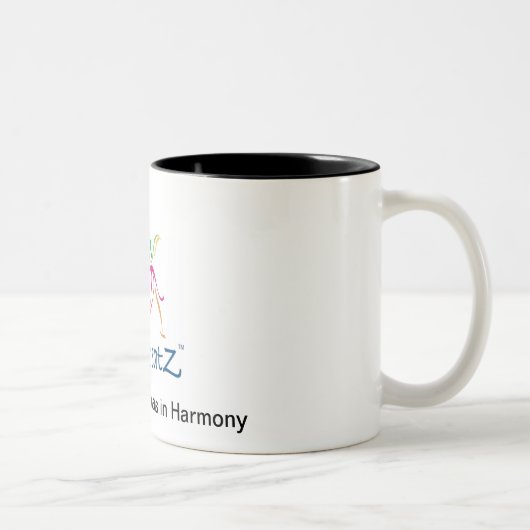 2 Couleurs Tasse de café de Hoofbeatz (Droit)