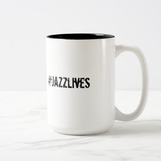 2 Couleurs Tasse de café de JazzLives (Droit)