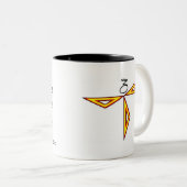 2 Couleurs Tasse de café de JFD (Devant droit)
