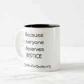 2 Couleurs Tasse de café de JFD (Devant gauche)