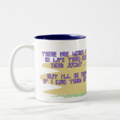 2 Couleurs Tasse de café de jockey de bureau (Gauche)