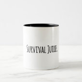 2 Couleurs Tasse de café de jus de survie (Centre)