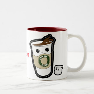 2 Couleurs tasse de café de kawaii