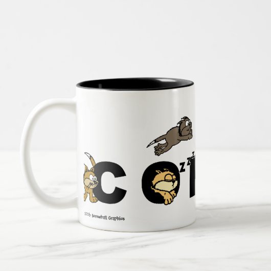2 Couleurs Tasse de café de Kitty (Gauche)