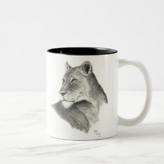 2 Couleurs Tasse de café de la fierté du lion