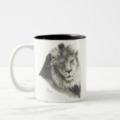 2 Couleurs Tasse de café de la fierté du lion (Gauche)