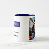 2 Couleurs Tasse de café de la "genèse" de Xavier (Centre)