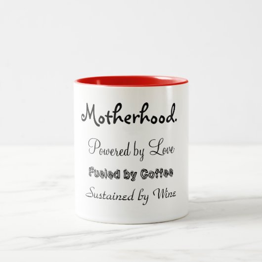 2 Couleurs Tasse de café de la maman (Centre)