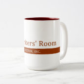 2 Couleurs Tasse de café de la pièce de l'auteur (Devant droit)