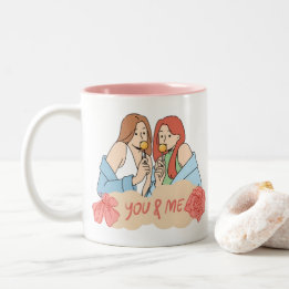 2 Couleurs Tasse de café de l'amitié – Meilleures amies pour