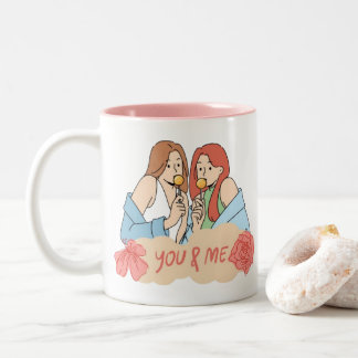 2 Couleurs Tasse de café de l'amitié – Meilleures amies pour