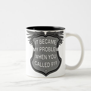 2 Couleurs Tasse de café de l'appel 911
