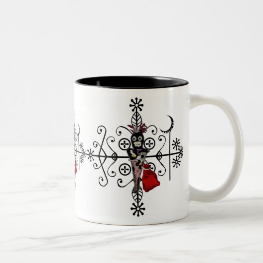 2 Couleurs Tasse de café de Legba de papa (Droit)