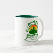 2 Couleurs Tasse de café de logo de MDSC (Devant droit)