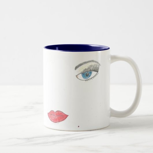 2 Couleurs Tasse de café de Lola (Droit)