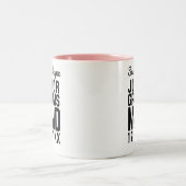 2 Couleurs Tasse de café de mariage Demoiselle d'honneur juni (Centre)