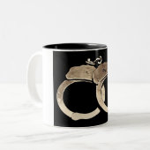2 Couleurs Tasse de café de menottes (Devant gauche)