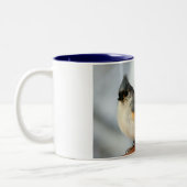 2 Couleurs Tasse de café de mésange tuftée (Gauche)