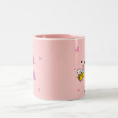 2 Couleurs Tasse de café de mine d'abeille (Centre)