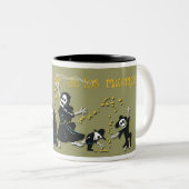 2 Couleurs Tasse de café de Muertos (Devant droit)