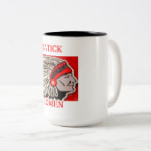 2 COULEURS TASSE DE CAFÉ DE NATICK REDMEN (Devant droit)