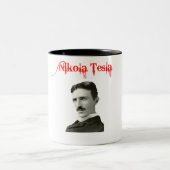 2 Couleurs Tasse de café de Nikola Tesla (Centre)