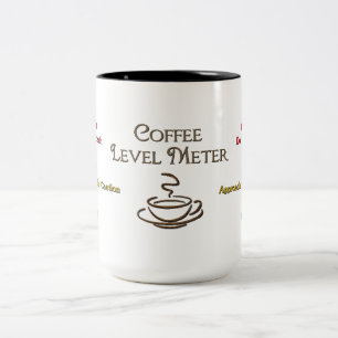 2 Couleurs Tasse de café de niveau de mètre de café