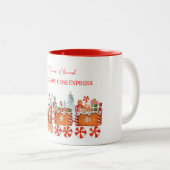 2 Couleurs Tasse de café de Noël (Devant droit)