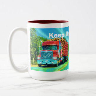 2 Couleurs Tasse de café de notation de camion de grande