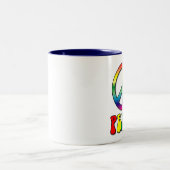 2 Couleurs Tasse de café de paix (Centre)