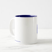 2 Couleurs Tasse de café de paix (Devant gauche)