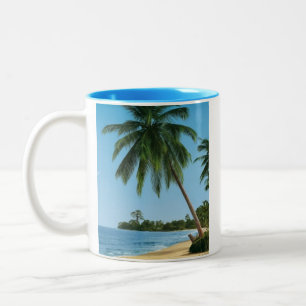 2 Couleurs Tasse de café de palmier