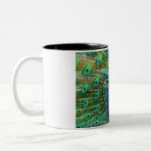 2 Couleurs Tasse de café de paon (Gauche)