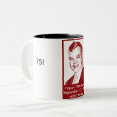 2 Couleurs Tasse de café de papa -- Noir (Devant gauche)