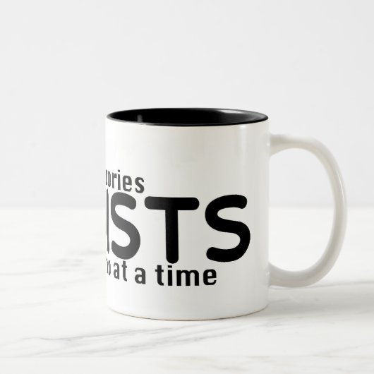 2 Couleurs Tasse de café de pianistes (Droit)