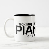 2 Couleurs Tasse de café de pianistes (Gauche)
