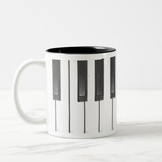 2 Couleurs Tasse de café de piano (Gauche)