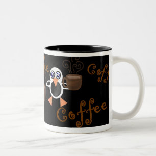 2 Couleurs Tasse de café de pingouins