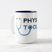 2 Couleurs Tasse de café de pinte (Devant gauche)