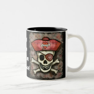 2 Couleurs Tasse de café de pirate de Valentine