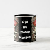 2 Couleurs Tasse de café de pirate de Valentine (Centre)