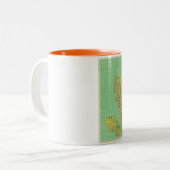 2 Couleurs Tasse de café de pissenlit (Devant gauche)