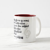 2 Couleurs Tasse de café de Platon (Devant droit)