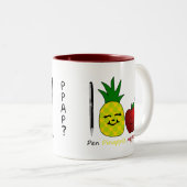 2 Couleurs Tasse de café de PPAP (Devant droit)