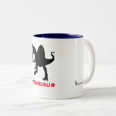 2 Couleurs Tasse de café de PrimalBeasts Spinosaurus (Devant droit)
