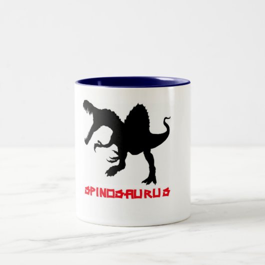 2 Couleurs Tasse de café de PrimalBeasts Spinosaurus (Centre)
